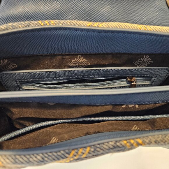 Steve Madden BVOLTURI Quilted Denim Crossbody Purse - Picture 9 of 12